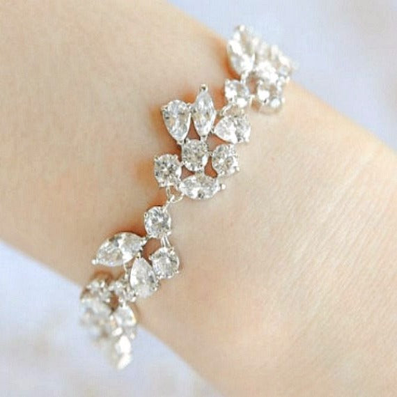 crystal link bracelet