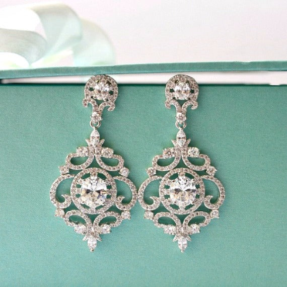 vintage wedding earrings