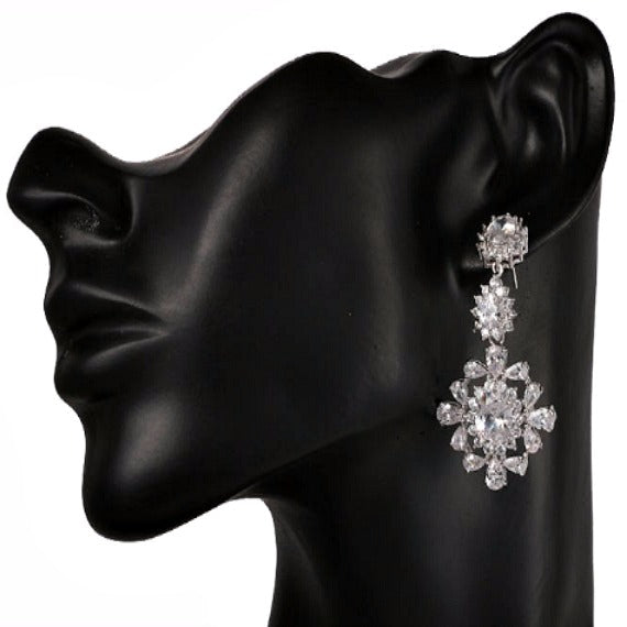 chandelier bridal earrings